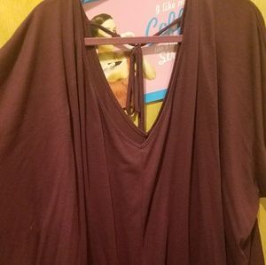 Dark purple/berry top